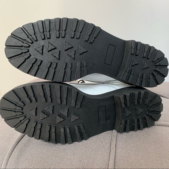 White Italian Leather Ankle Boots size 39 - Picture 9 of 11